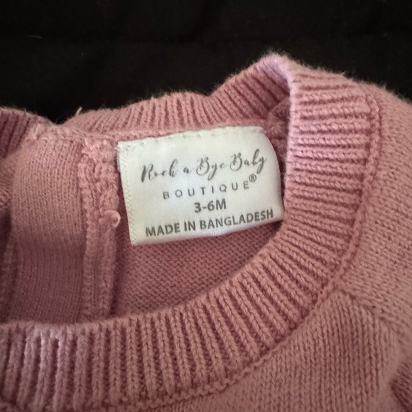 Rock A Bye Baby Boutique Sweater and Pants Set with Dog Design - Picture 5 of 6